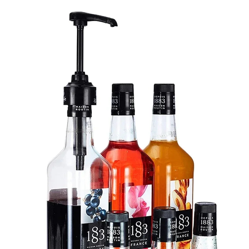 Coffee Milk Tea Dispenser Food Grade Candy Juice Press Monin Universal Bottled Liquid Press Nozzle 10ml Bottle Dispenser Pump Peaceful Pleasures Health and Wellness
