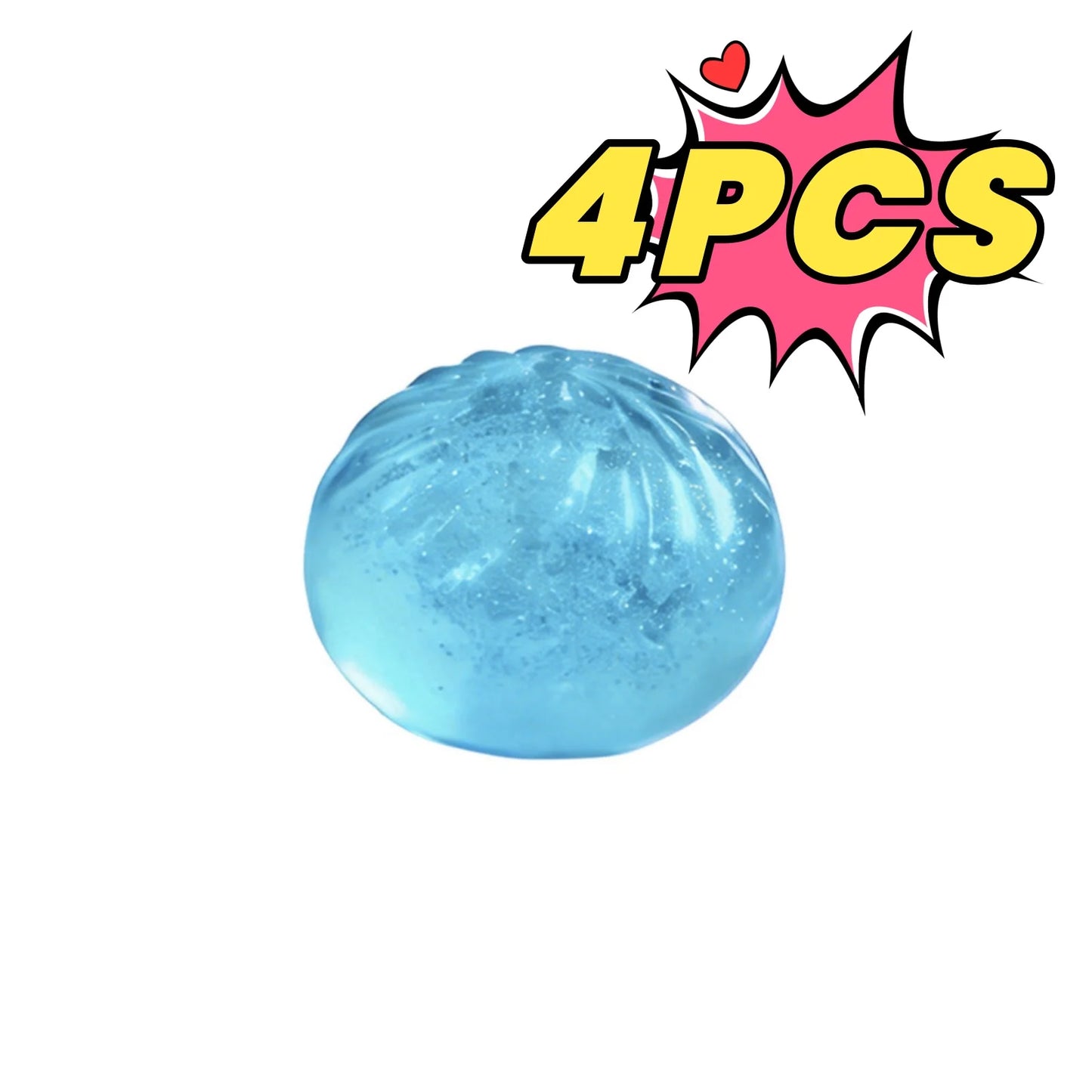 Bread Shaped Squeeze Stress Ball – 4 Colors | Kids & Adults