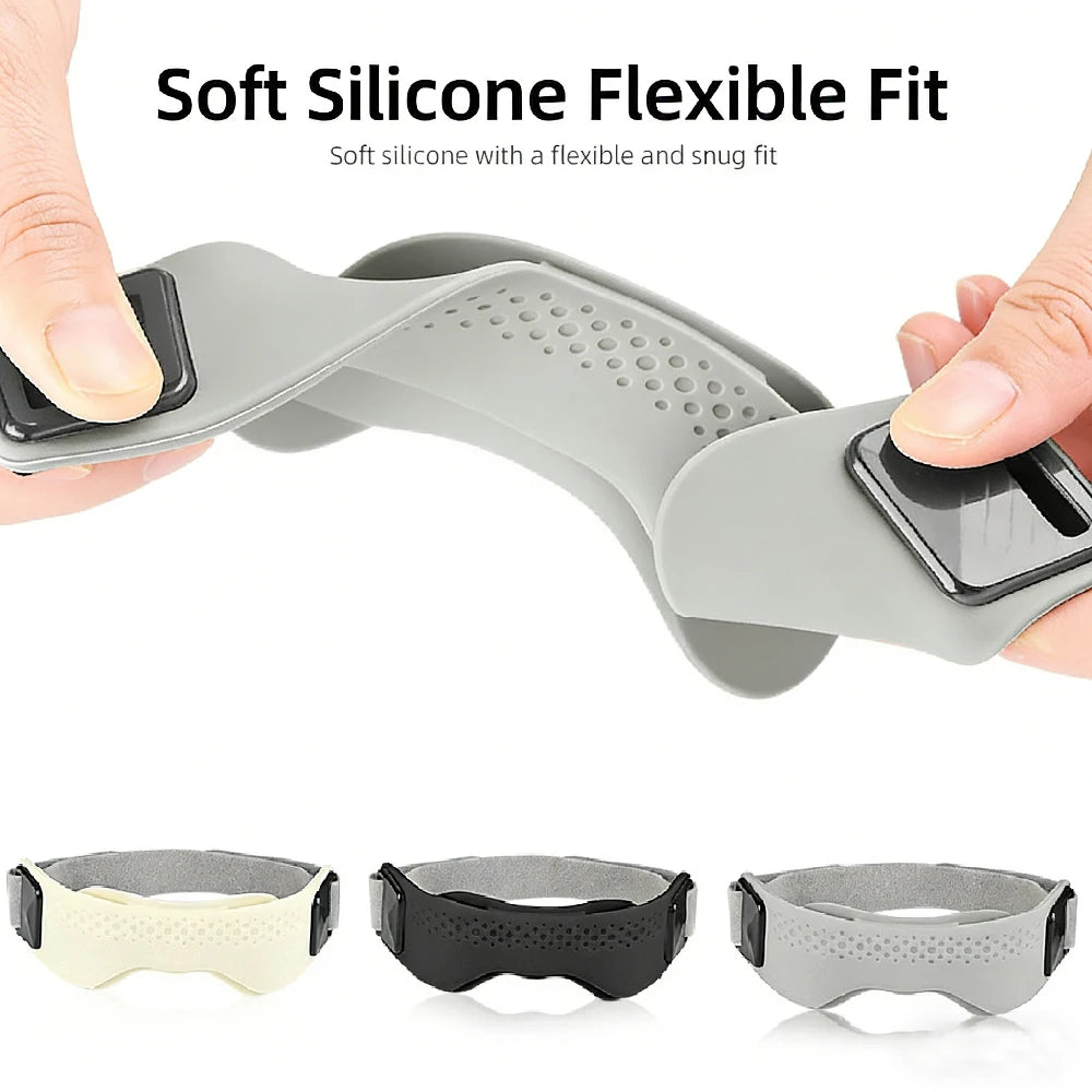 Silicone Patellar Tendon Support Strap Knee Brace for Women Men - Adjustable Non-Slip Patella Band Support Stabilizer for Sports Peaceful Pleasures Health and Wellness