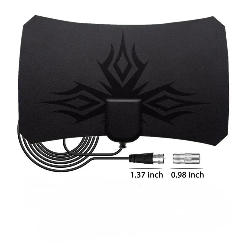 4K 1080P Indoor HDTV Antenna – ATSC DVB-T2 35dBi Flame Design