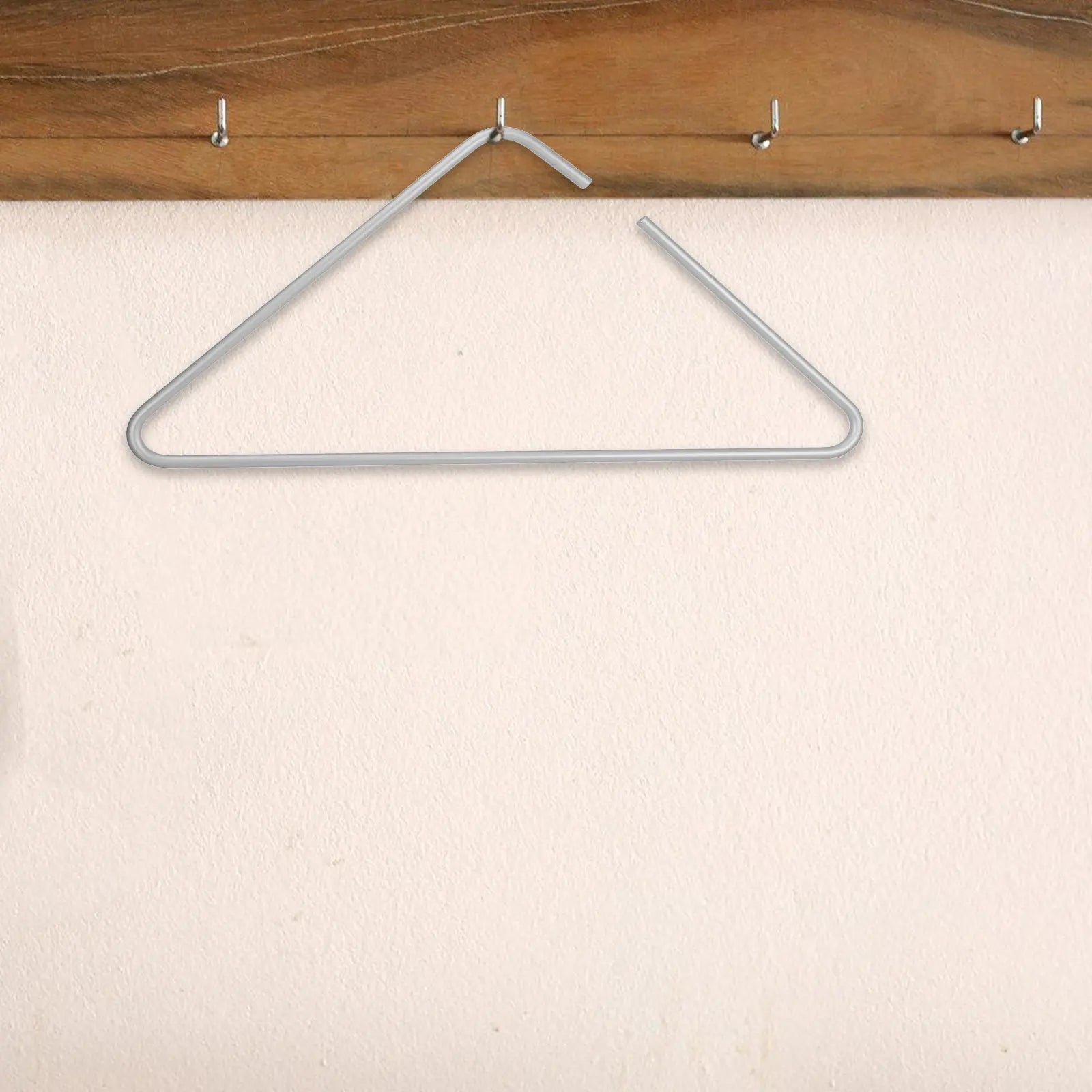 5Pcs Solid Metal Hangers Space Saving Open Clothes Organizer for Dresses Suits Jackets Pants Metal Open Hanger Peaceful Pleasures Health and Wellness