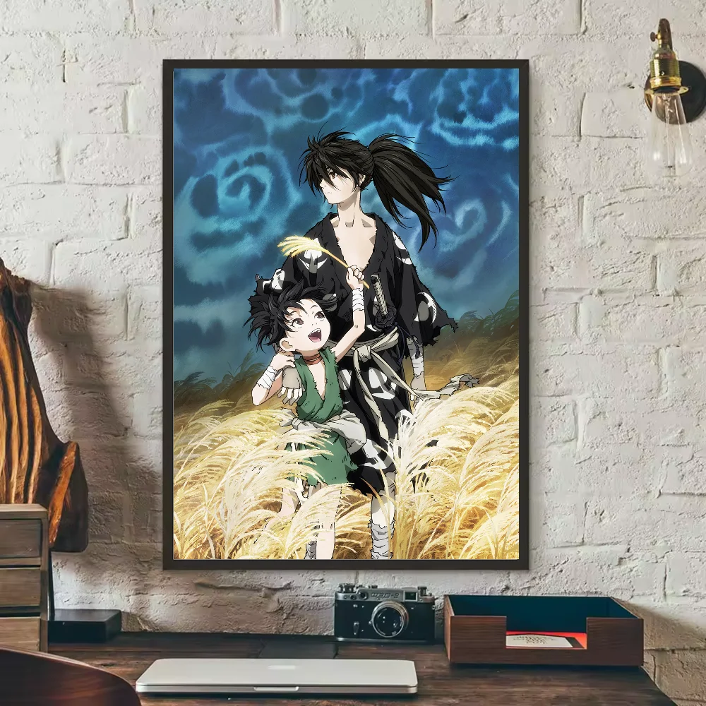 Dororo Anime HD Wall Poster – Waterproof PVC Sticky Decal Anime Wall Poster Peaceful Pleasures Health and Wellness