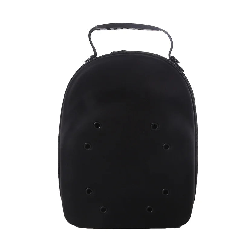 Unisex Baseball Hat Travel Bag Baseball Cap Case Sport High Quality Storage Carrier Box Display EVA Carrying Bags Solid Color Peaceful Pleasures Health and Wellness