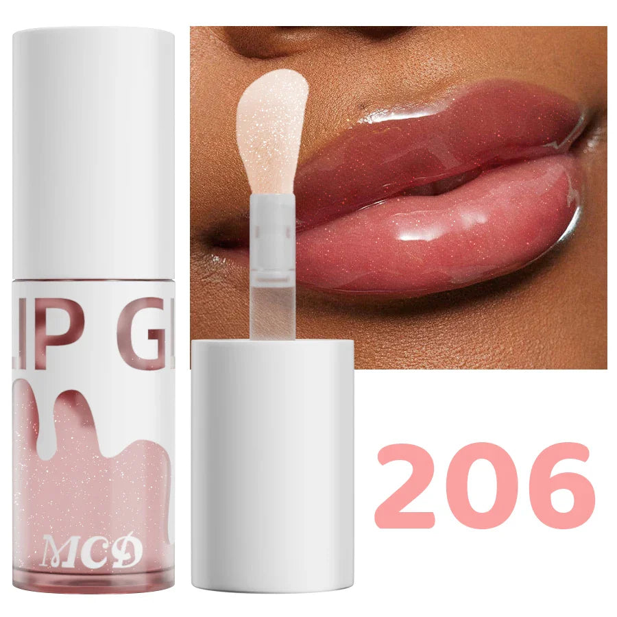 MCD Glitter Shimmer Lip Oil – Hydrating Plumping Glow Gloss