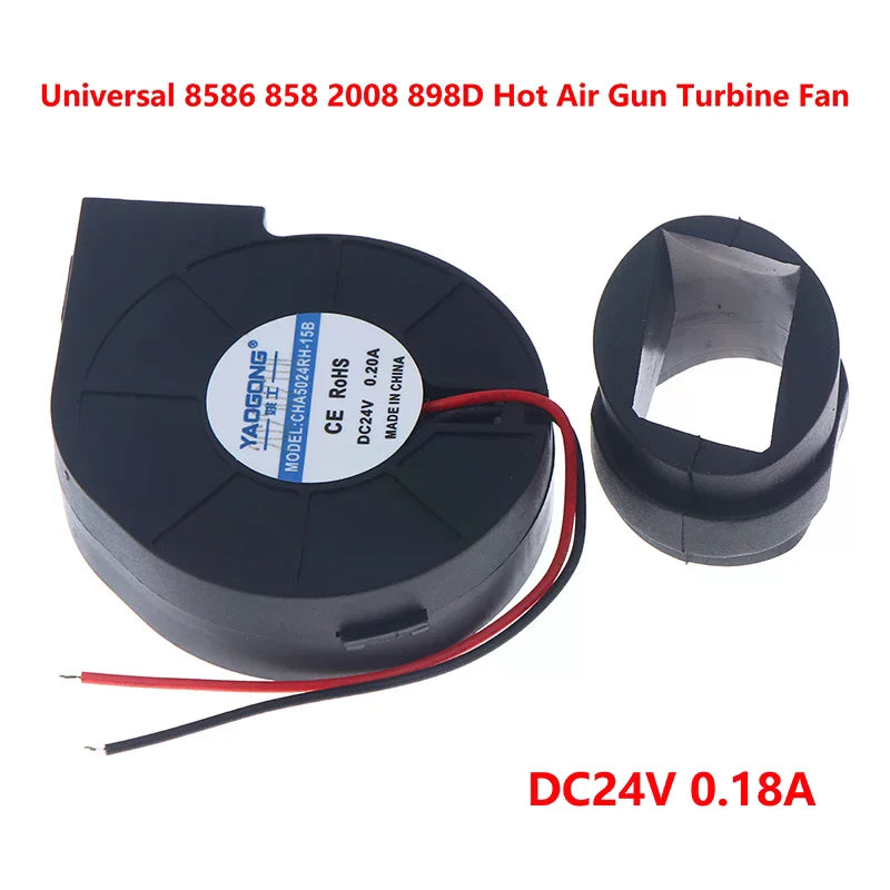 24V Brushless Turbine Fan for 8586 858 898D Hot Air Gun Hot Air Gun Part Peaceful Pleasures Health and Wellness