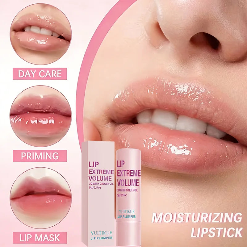 YUITIKUE Lip Plumper Stick – Hydrating Non-Sticky Lip Balm