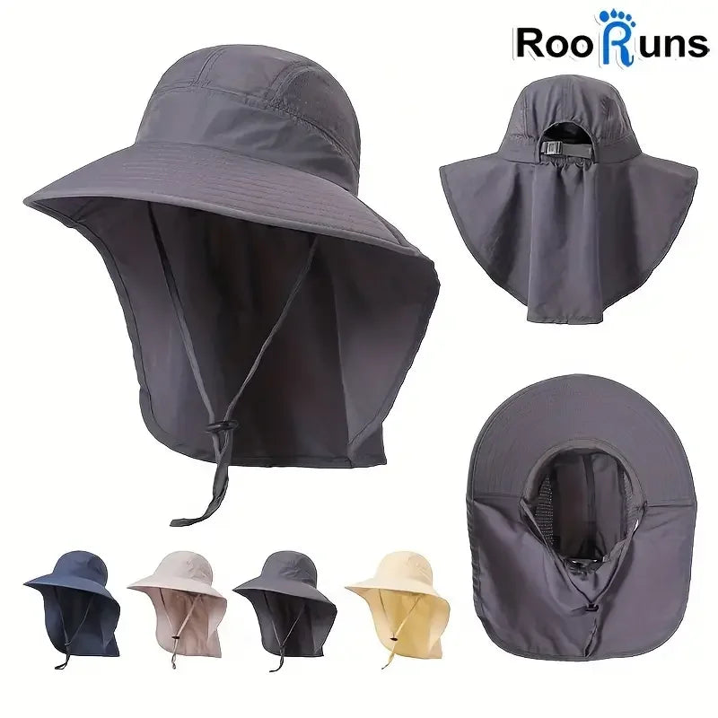 UV Wide Brim Sun Hat – Unisex Fishing & Outdoor Summer Hat