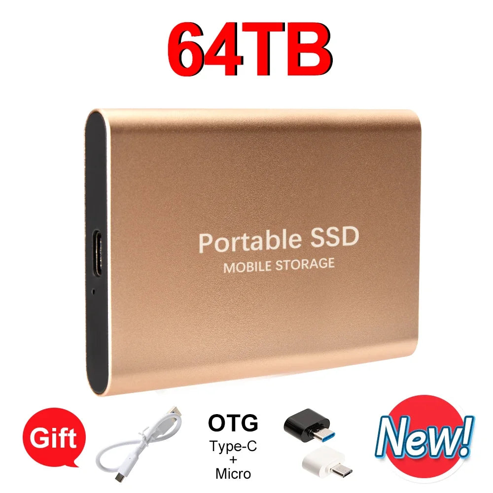 EOENKK USB 3.2 M.2 Portable External SSD for PC, Mac & Laptop