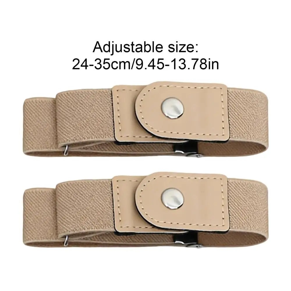 No Buckle Elastic Waistband Belt – Adjustable Unisex Fit