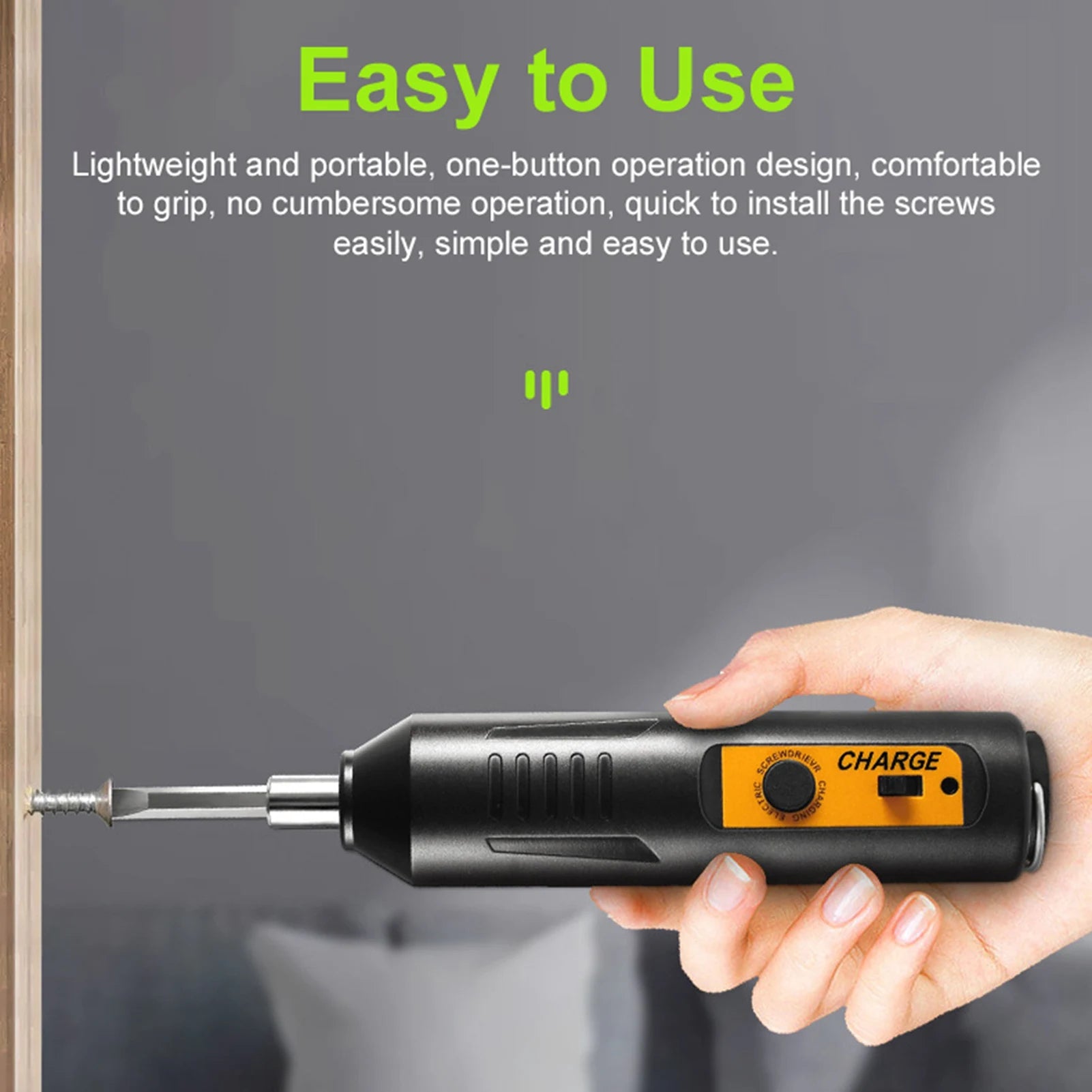 Multifunctional Electric Screwdriver Set USB Charging Electronic Repairing Tool Set for Mobilephones Computers Home Appliances Peaceful Pleasures Health and Wellness