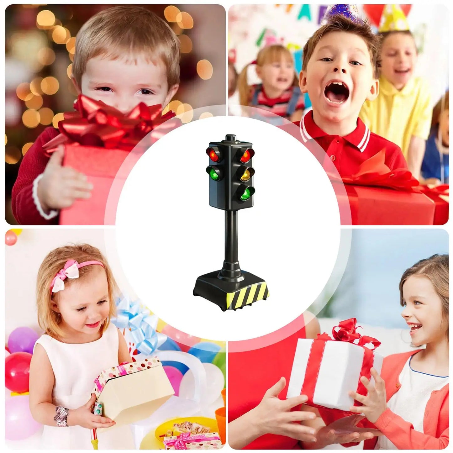 Mini Traffic Light Toy – Kids Road Safety Education Block