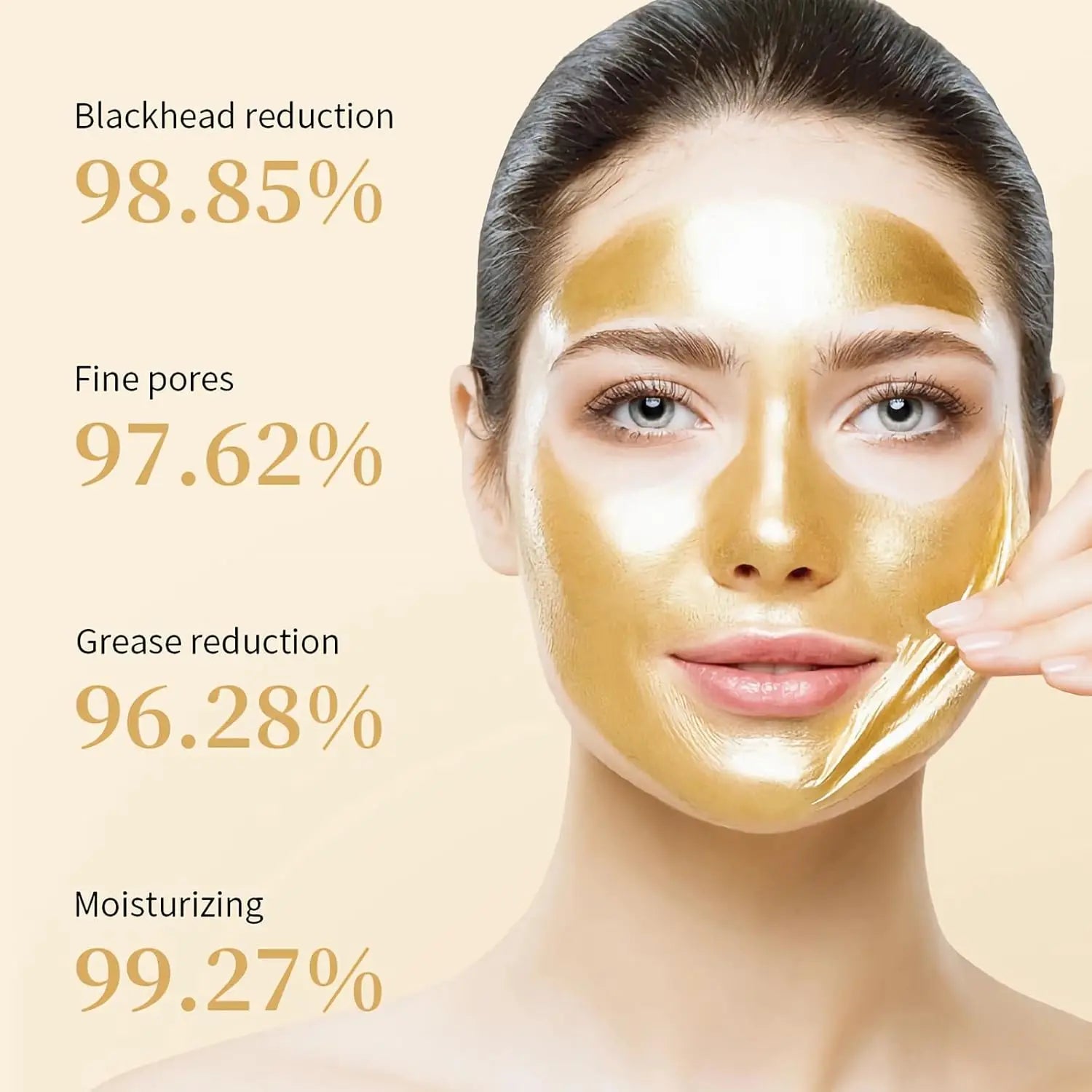 LAIKOU 24K Gold SNAIL TEARING Mask Deep Cleansing Remove Blackhead Face Care 50g Peaceful Pleasures Health and Wellness