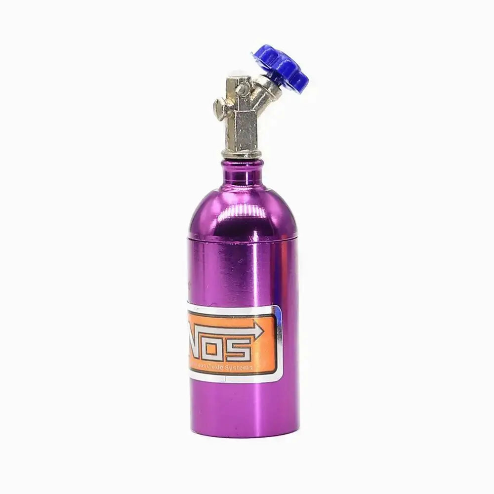1/10 RC Car Metal NOS Nitrogen Bottle Decorative Part & Chain
