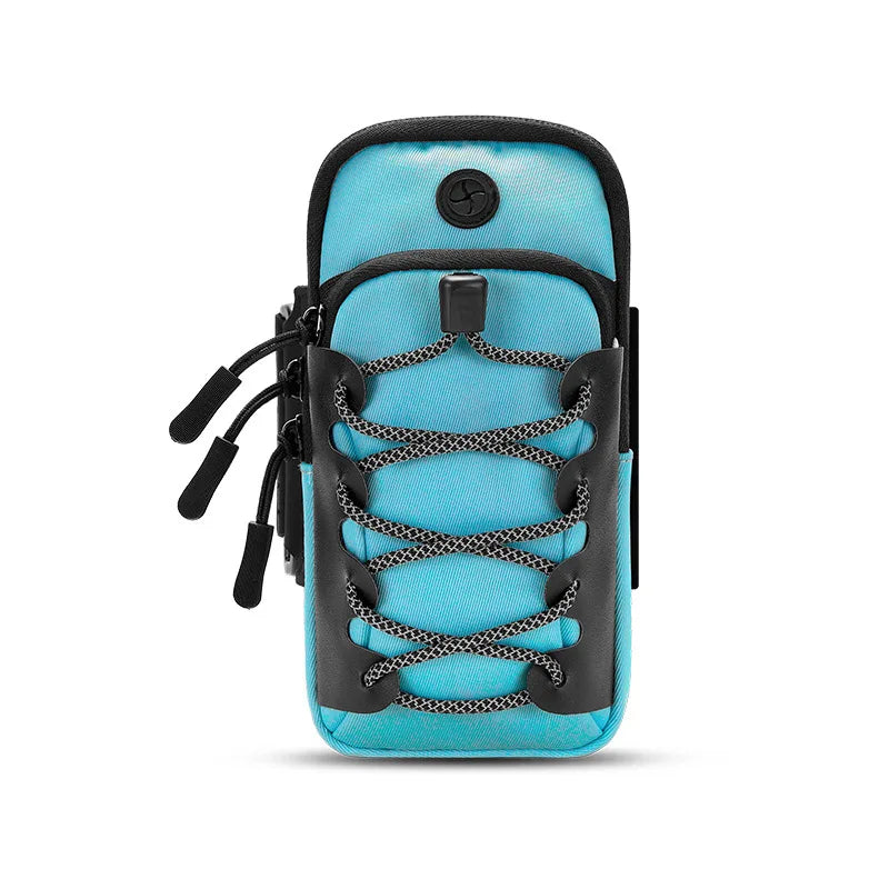 cell phone strap armband for cell phone running arm holder Running racing accessories Sport bag women Mobile phone wrist stand Peaceful Pleasures Health and Wellness Green(7inch)