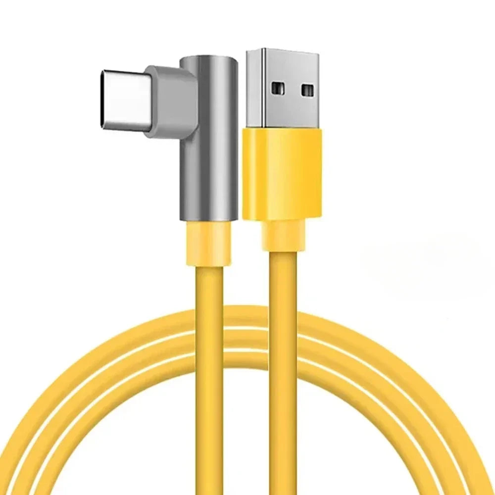 120W 6A USB-C Fast Charging Cable 90° Elbow – Xiaomi & POCO
