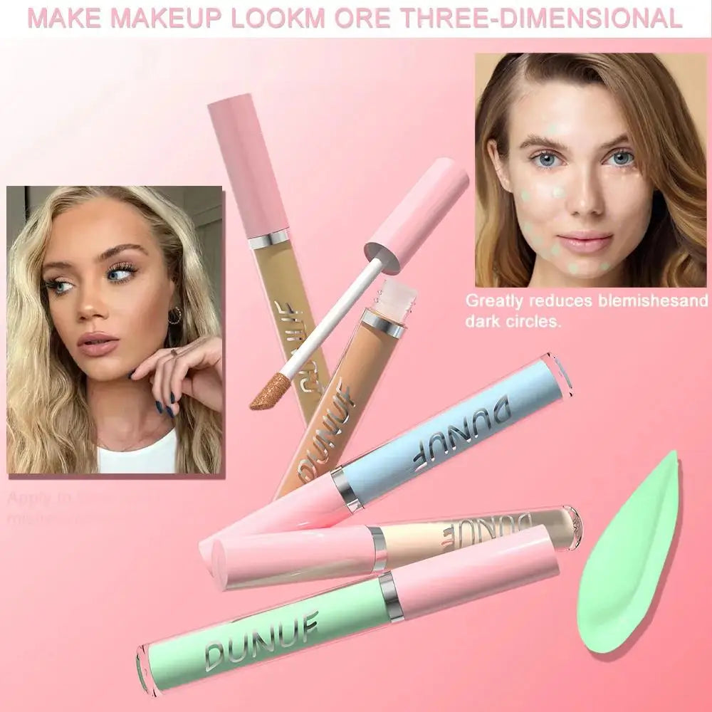 DUNUF Color Correcting Concealer Stick – Waterproof Full Coverage