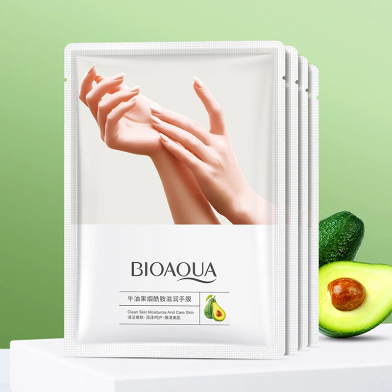 BIOAQUA Avocado Hand Mask 5 Pairs – Moisturizing & Exfoliating