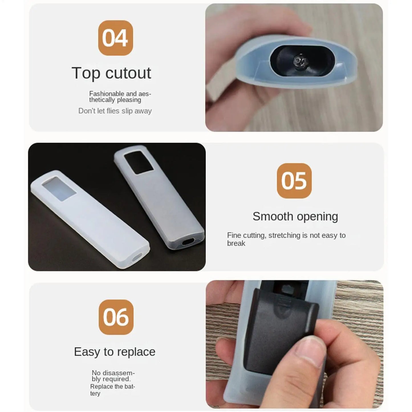 Silicone Remote Cover Transparent Protective Sleeve Universal for TV AC Audio Remote, Home Living Room, Dustproof Anti-Slip ﻿ Peaceful Pleasures Health and Wellness