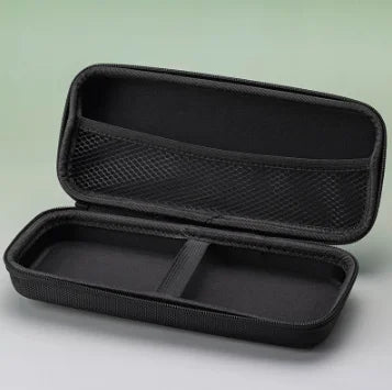 EVA Rectangular Bluetooth Earphone Storage Bag Storage Box Microphone Box Shockproof and Pressure-resistant Peaceful Pleasures Health and Wellness Black