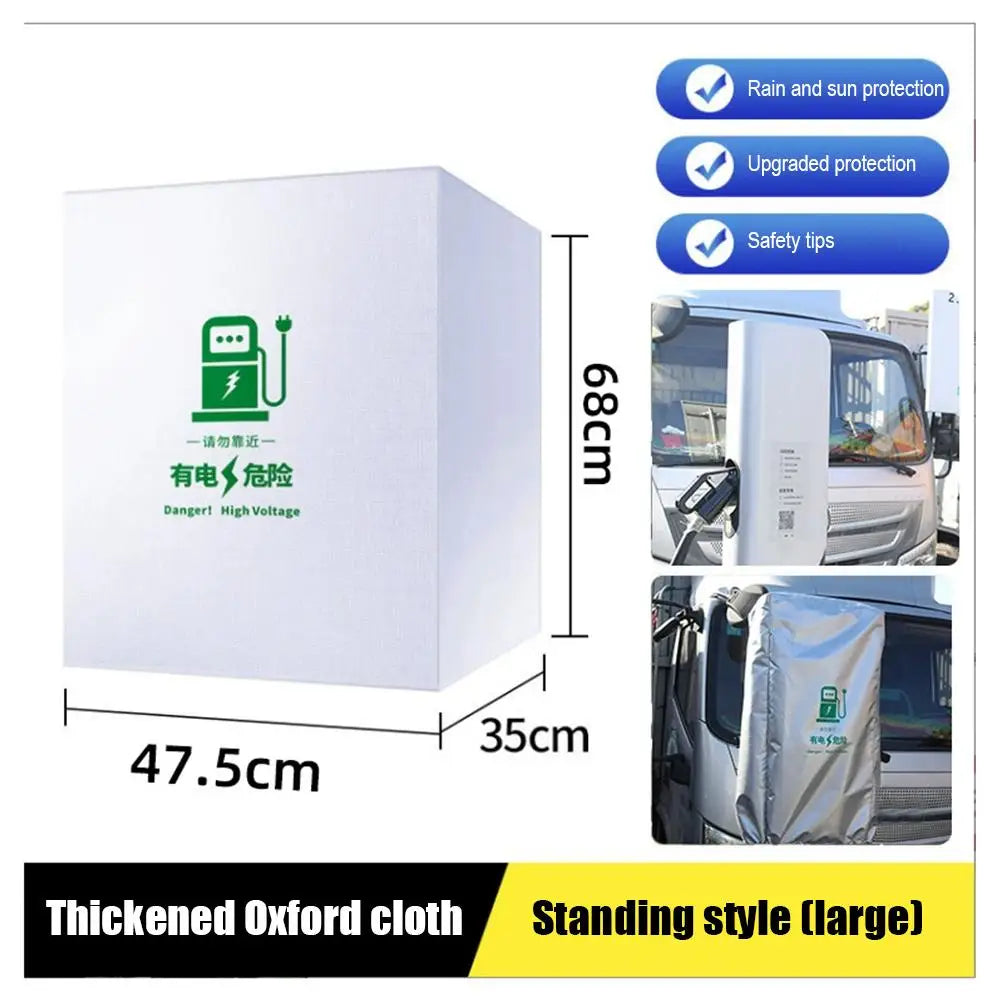 Outdoor EV Charger Cover Protector for Rain and Snow Peaceful Pleasures Health and Wellness