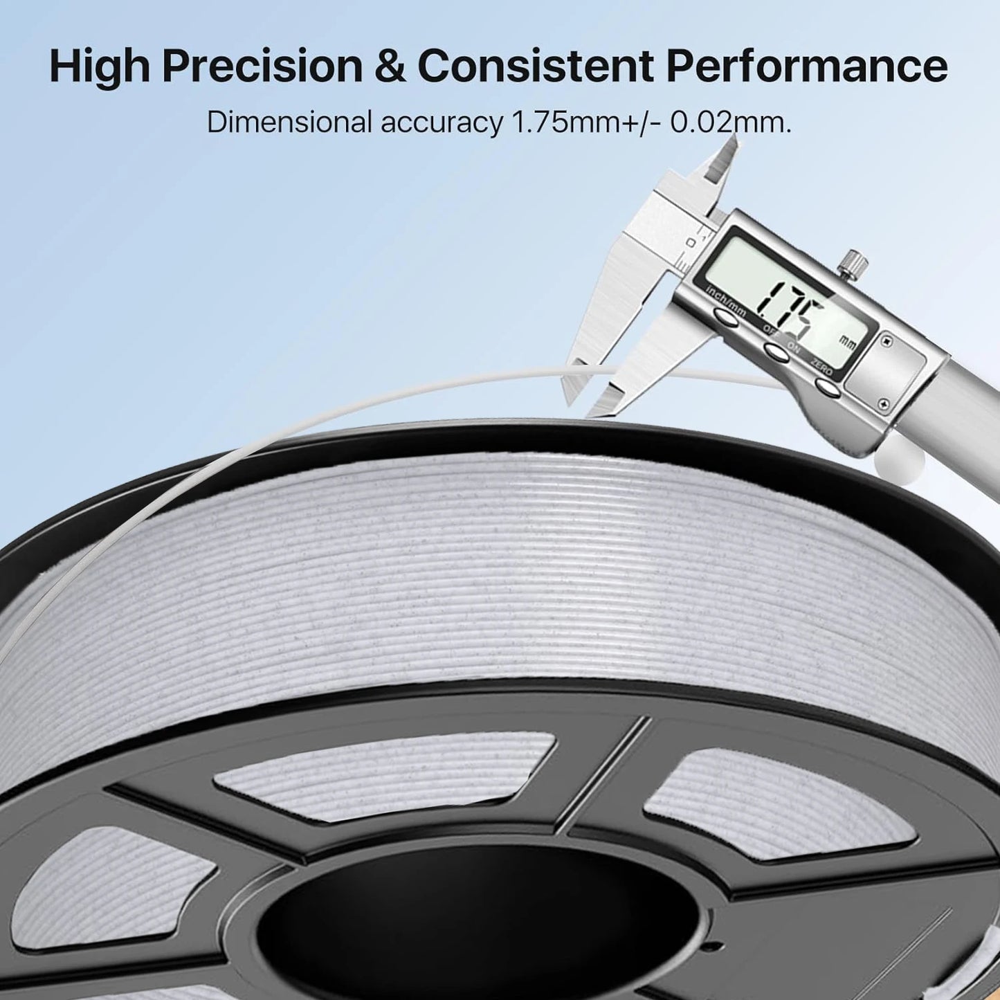 DINGSUN PETG Filament 1.75mm ±0.02mm Accuracy – FDM 3D Printer