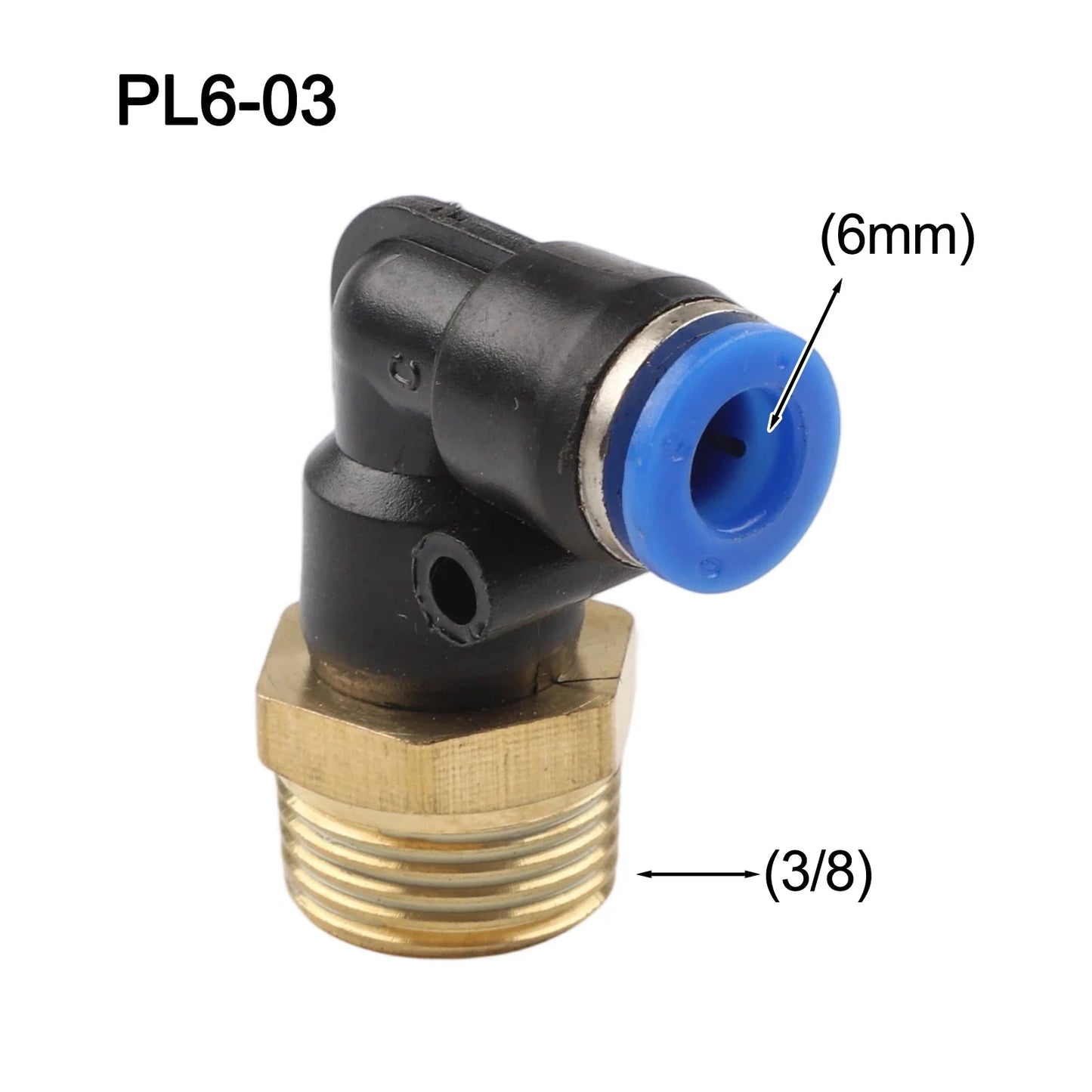 Pneumatic Elbow Quick Connector PL4-16mm Air Hose Fitting