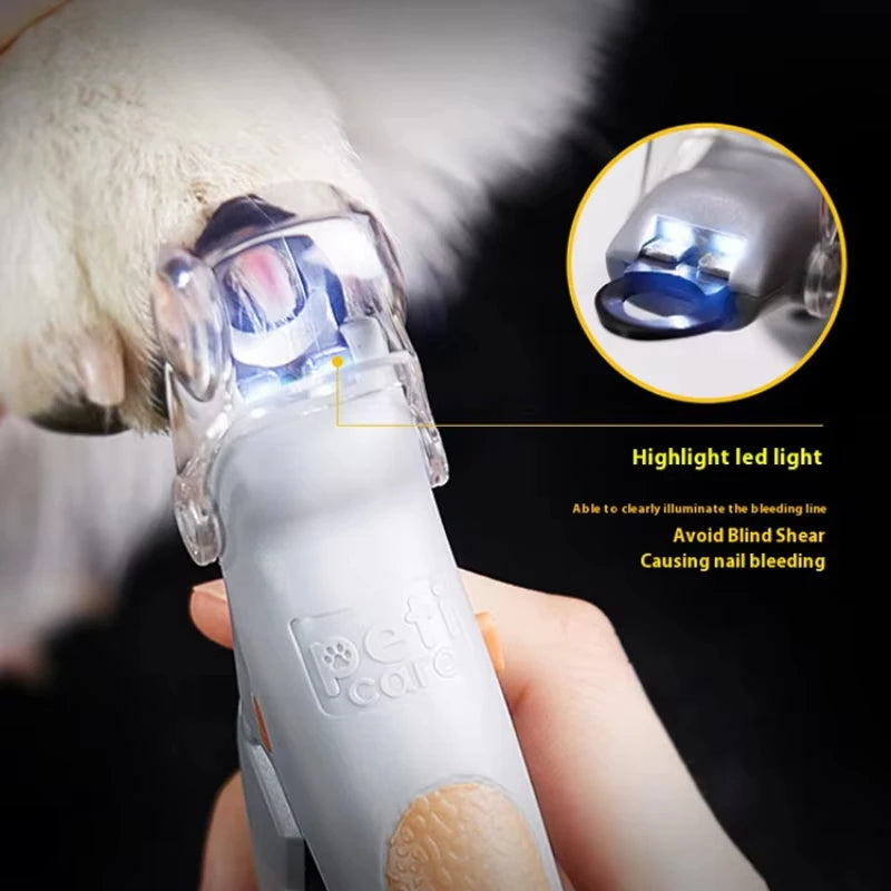 Professional Pet Nail Clipper Scissors with LED Light for Cats and Dogs Nail Cutter Tool Toe Claw Clippers Pet Supplies Peaceful Pleasures Health and Wellness