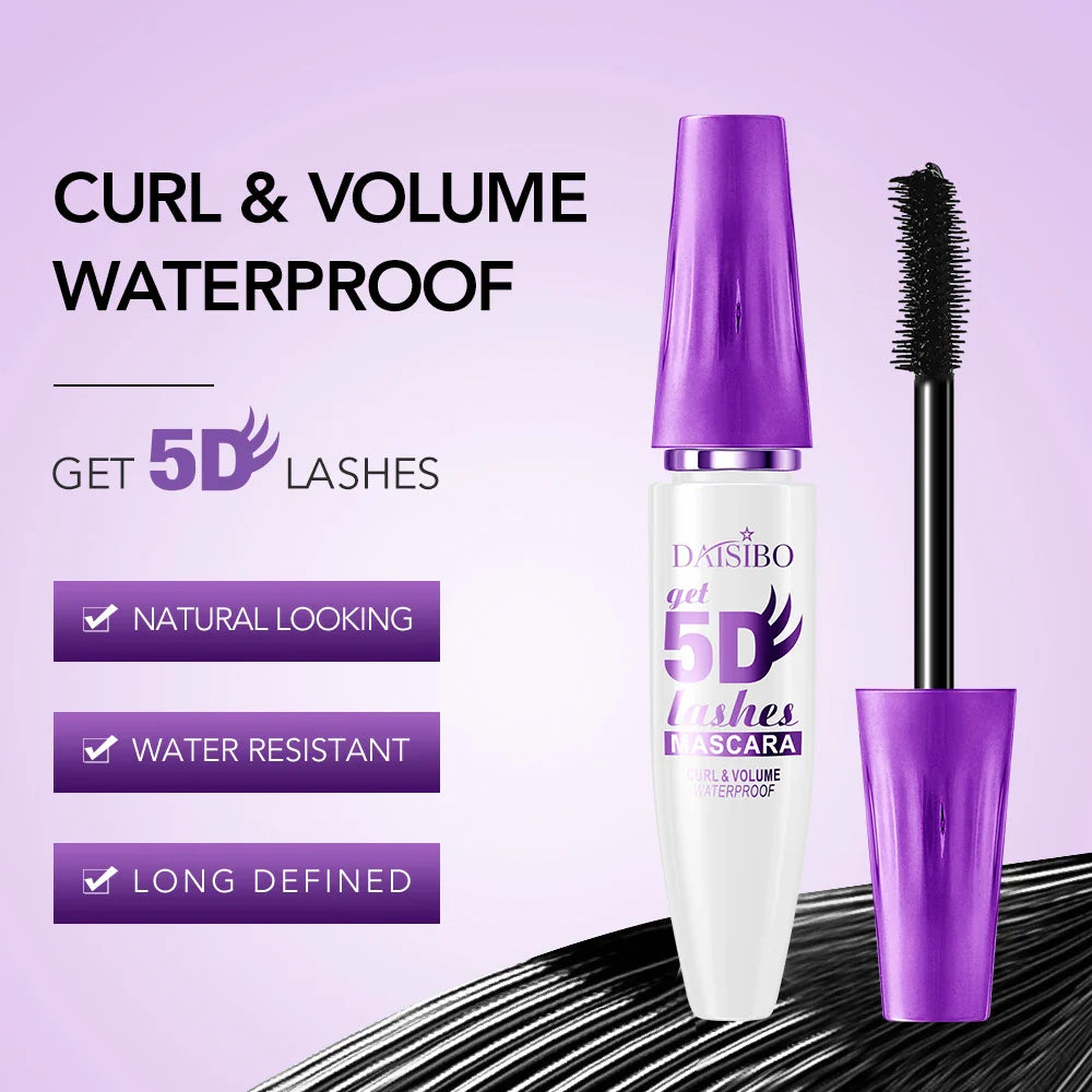 Waterproof Volumizing Mascara – Smudge-Proof, Curling