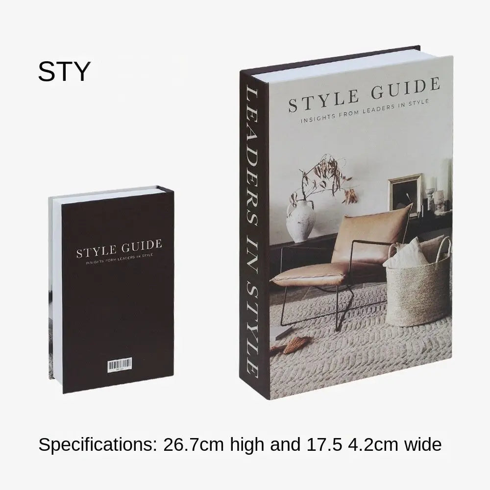 Fashion Fake Books Ornament Simple Shooting Props Decorative Imitation Book Coffee Table Decoration Home Decor Peaceful Pleasures Health and Wellness STY