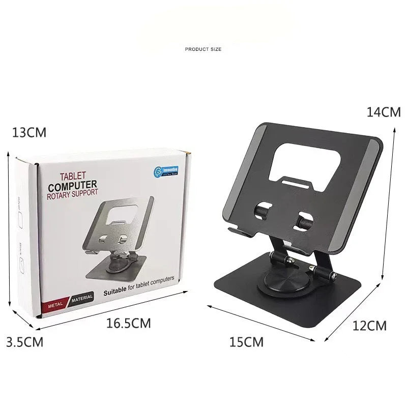 Foldable 360° Rotatable Tablet Stand for iPad, iPhone & Samsung