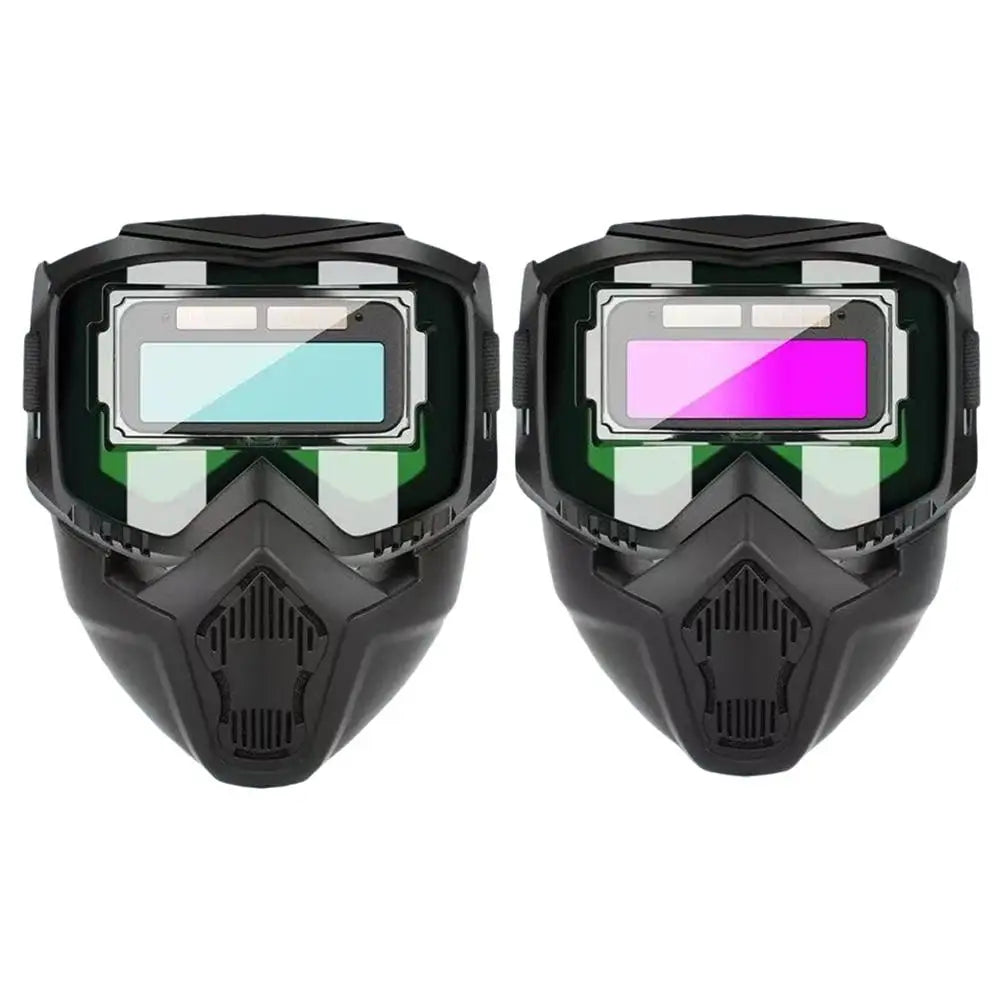 Auto Darkening Welding Glasses Work Protective Equipment Face Protector Adjustable Band Impact Resistant Welder Mask Face Shield Peaceful Pleasures Health and Wellness