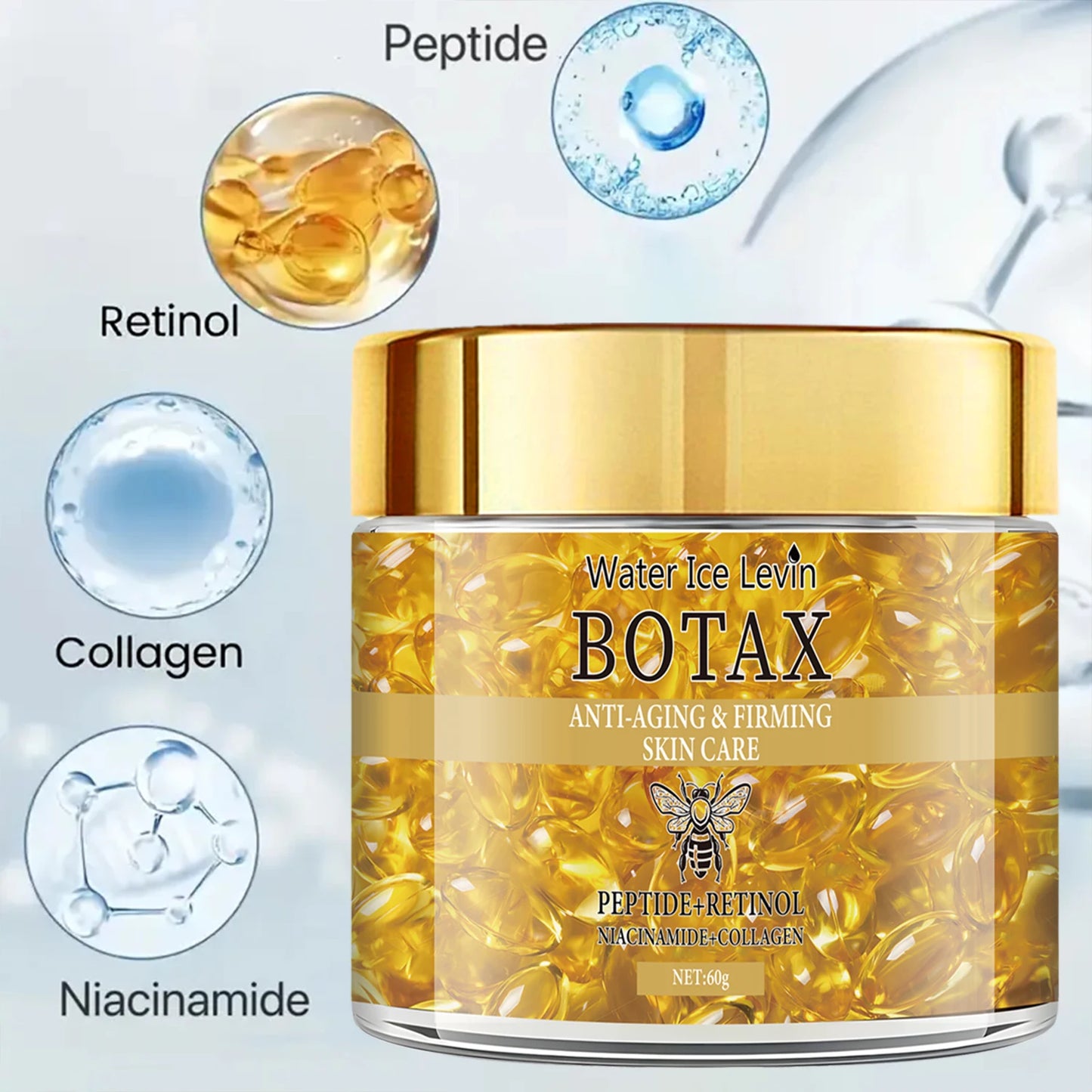 Retinol Firming Cream with Collagen, Peptides & Hyaluronic Acid