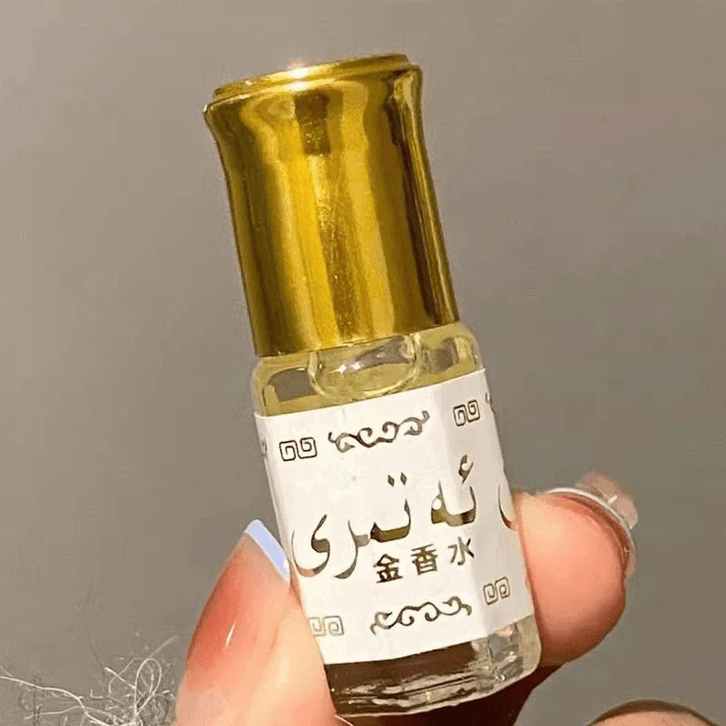 Arabian Brand Gold Perfume Unisex Portable Roll-on Perfume Pheromone Long-lasting Fresh Charming Dating Daily Eau De Toilette Peaceful Pleasures Health and Wellness