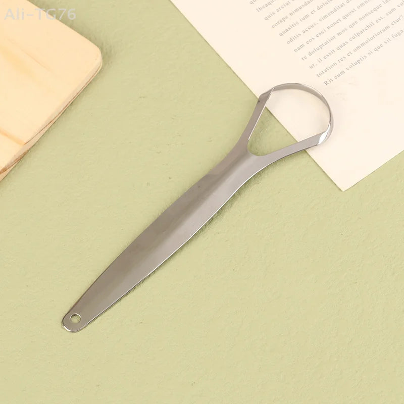 Stainless Steel Tongue Scraper | Fresh Breath Dental Tool
