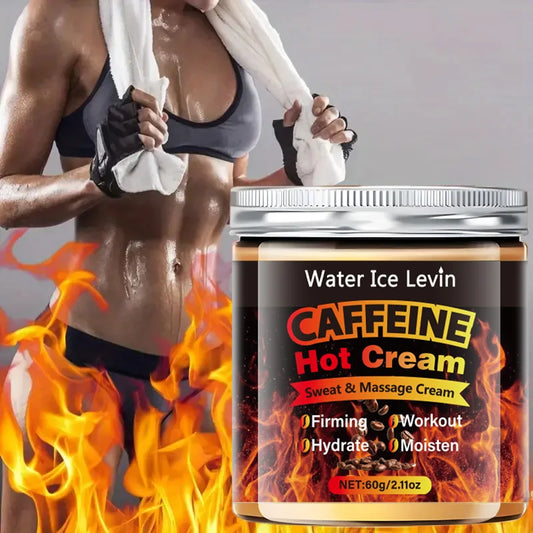 Caffeine Thermal Massage Cream – Firming Moisturizer 60g Firming Body Cream Peaceful Pleasures Health and Wellness