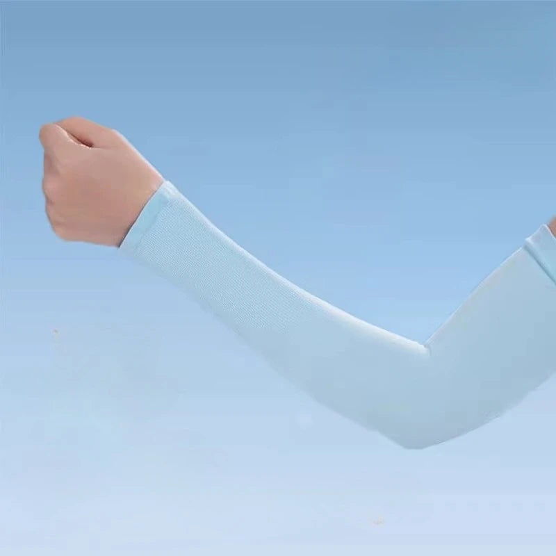 Outdoor Sports Arm Sleeve for Sun Protection and Cooling Suitable for Both Men and Women and Can Shield The Arms From The Sun Peaceful Pleasures Health and Wellness Blue