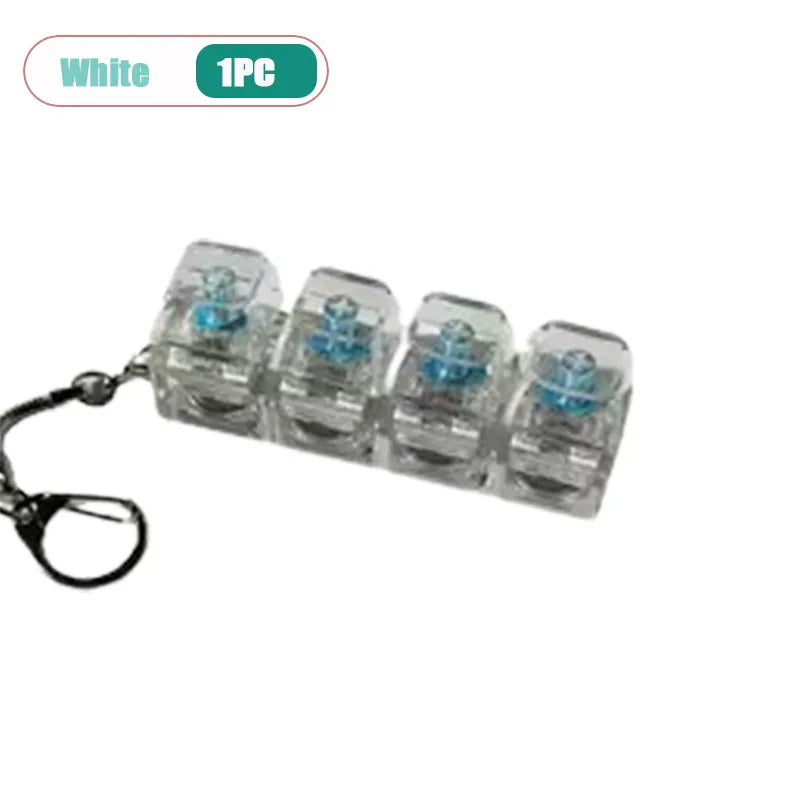 Cat Paw LED Clicker Keychain – Fidget Toy for Stress & Anxiety