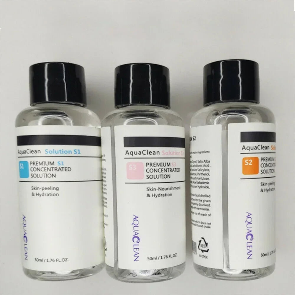 VamsLuna S1 S2 S3 Aqua Peeling Facial Serum Set | 3-Step