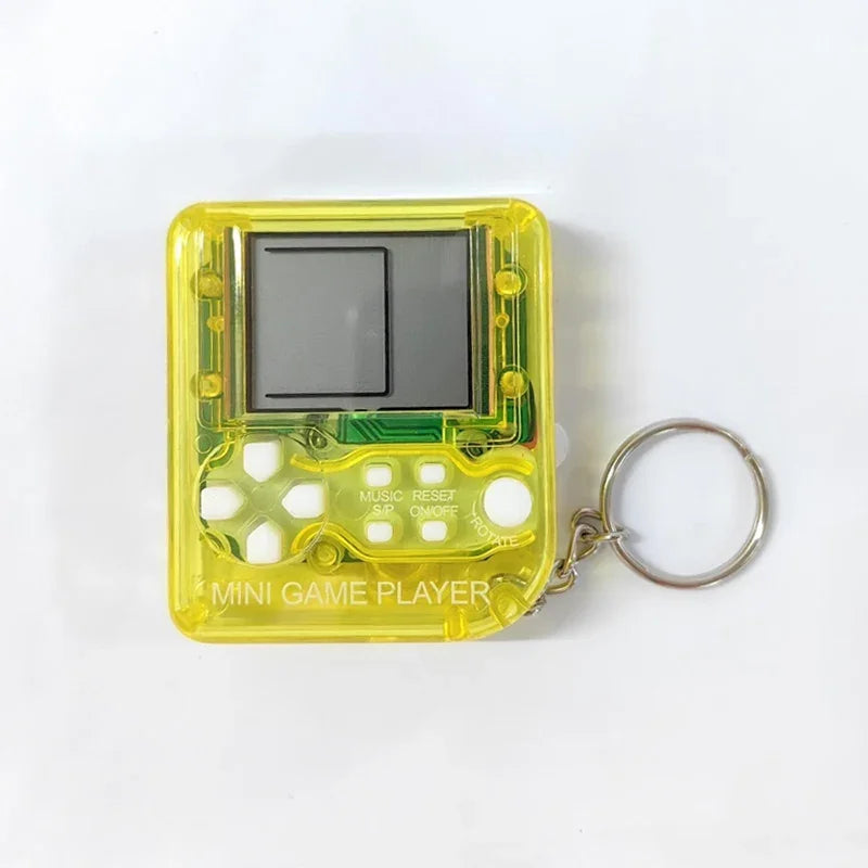 Retro Mini Handheld Game Players Classic Electronic Games Hand Held Console Game Child Puzzle Gaming Console Toys Gift Peaceful Pleasures Health and Wellness Yellow