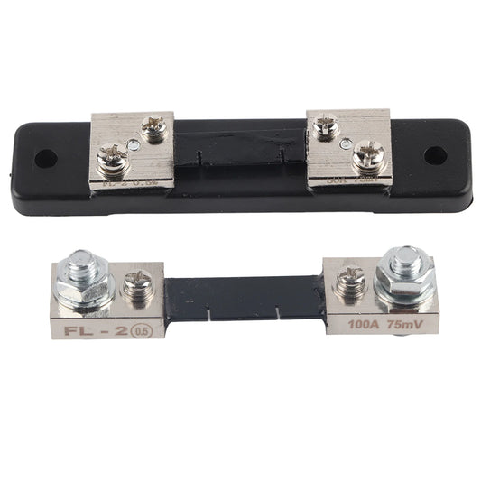 50A 100A Current AMP Shunt Resistor 75mV FL-2 Digital Ammeter Analog Peaceful Pleasures Health and Wellness