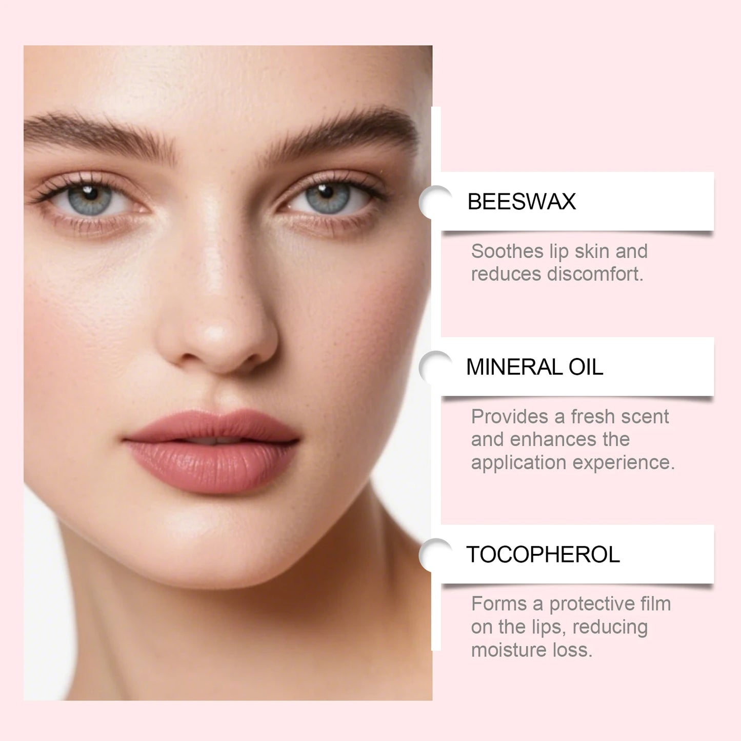 Lip Hydrating Serum – Vitamin E & Grape Seed Oil Lip Essence