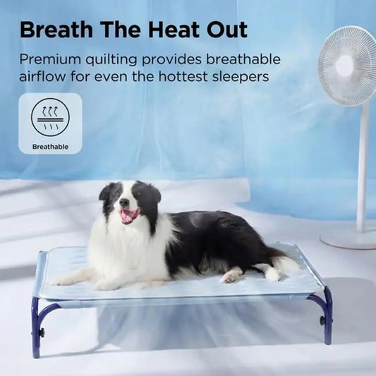 Dog Cooling Bed Breathable Washable Non-Slip Pet Cooling Mat For Puppy Sleeping Summer Outdoor Indoor Car Travel Crate Cage Peaceful Pleasures Health and Wellness