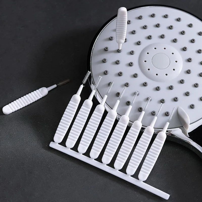 Micro Nylon Shower Nozzle Cleaning Brush Set – 10–500 Pcs