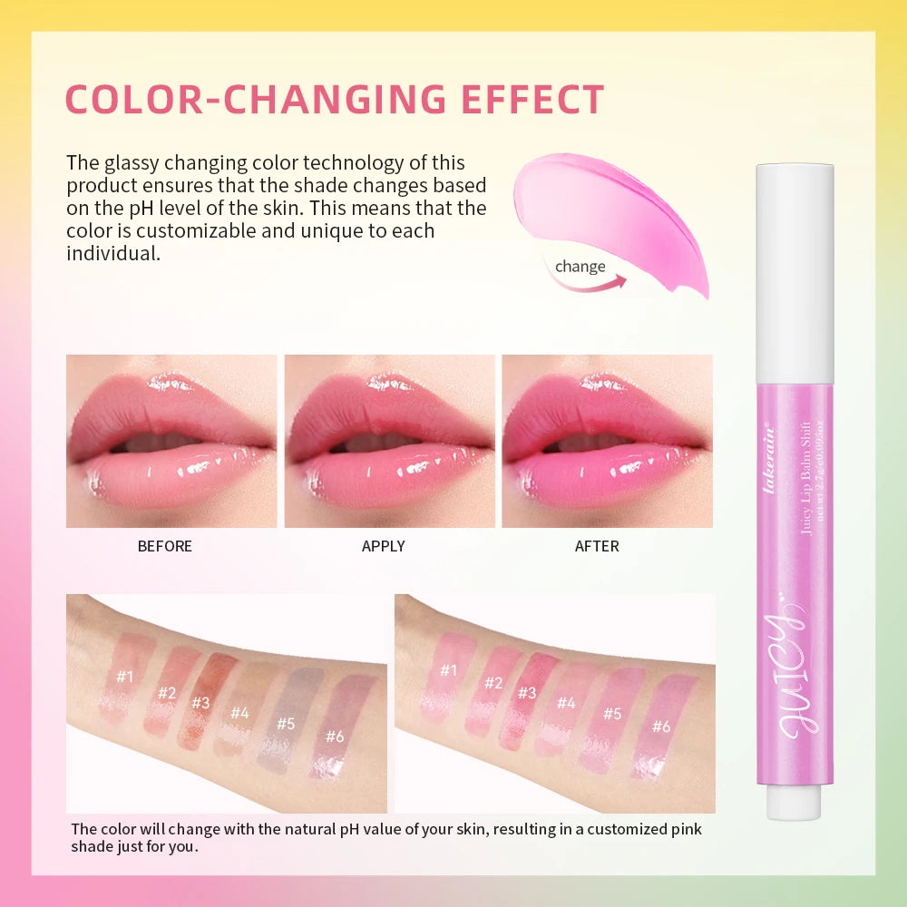 Juicy Lip Balm Shift Nourish Moisturize Long Lasting Hydrating Fade Lip Lines Prevent Dry Lips Magic Color Changing Lipstick Peaceful Pleasures Health and Wellness