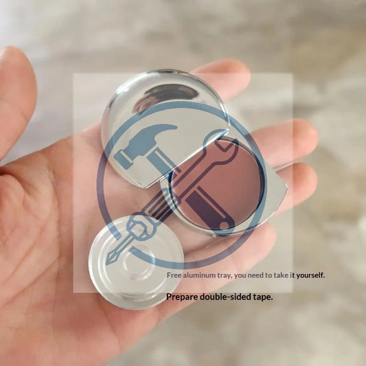 Moon-Shaped Zinc Alloy Balm Tin | Slide Lid Travel Container Balm Travel Tin Peaceful Pleasures Health and Wellness