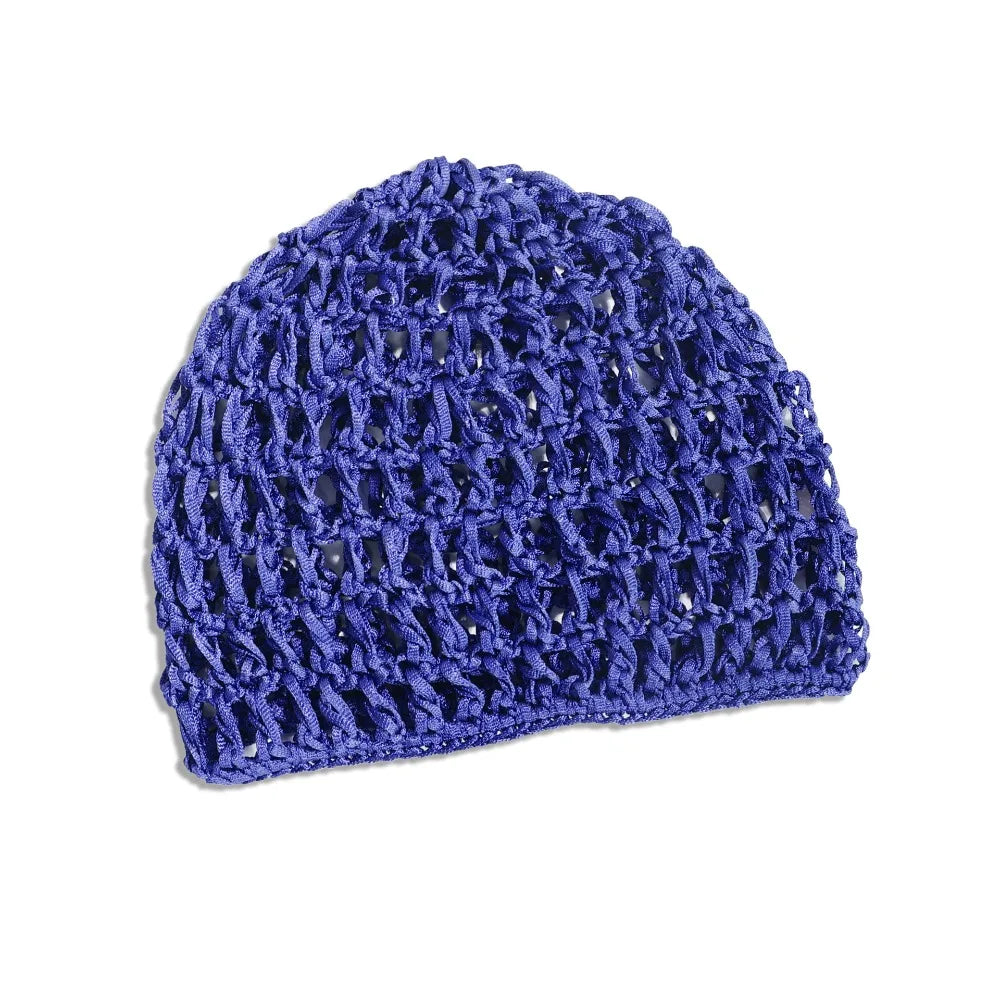 Hollowout Crochet Turban Cap – Breathable Mesh Wig Hat