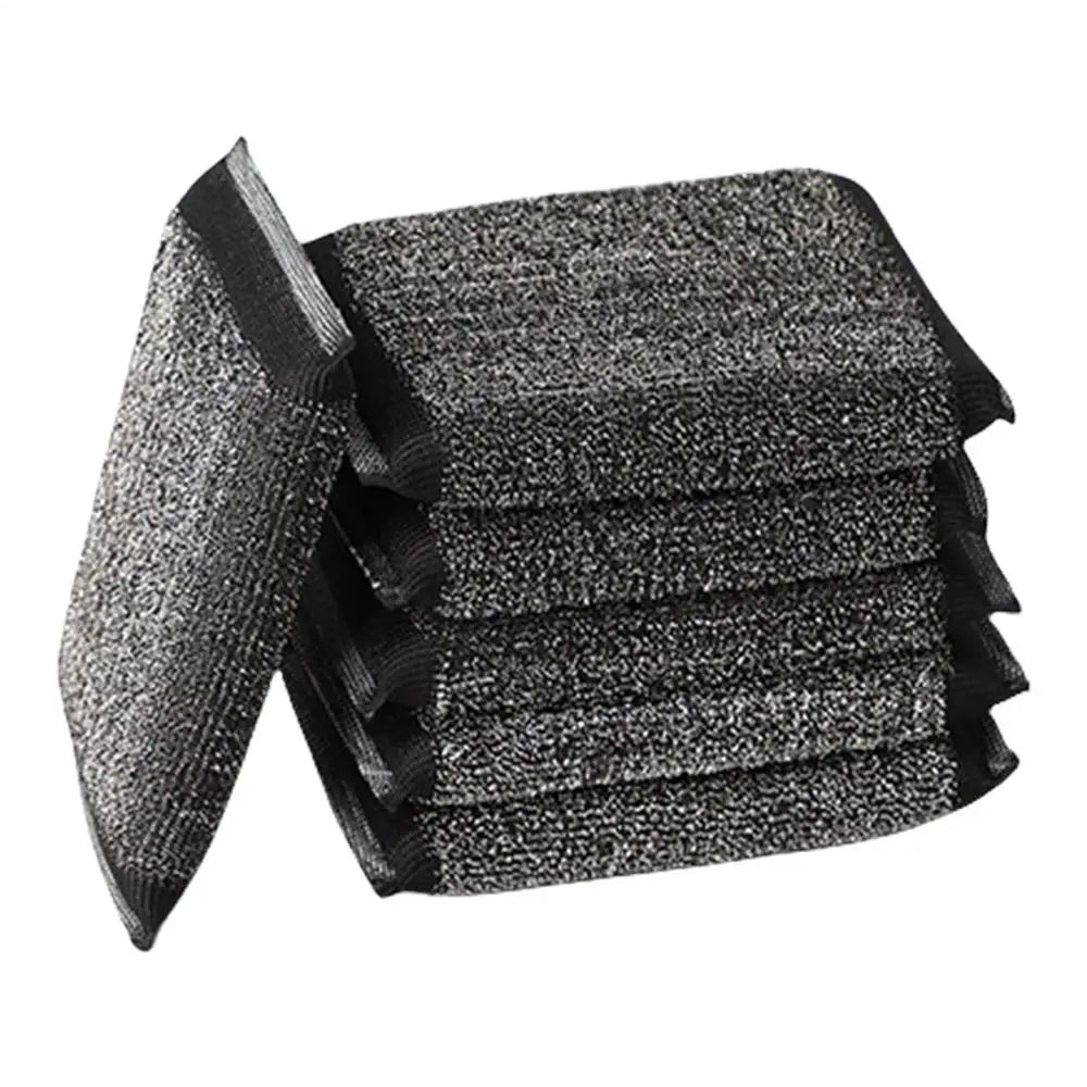6-Pack Scratch-Free Dishwashing Sponge Scrubbers – Kitchen Cleaning