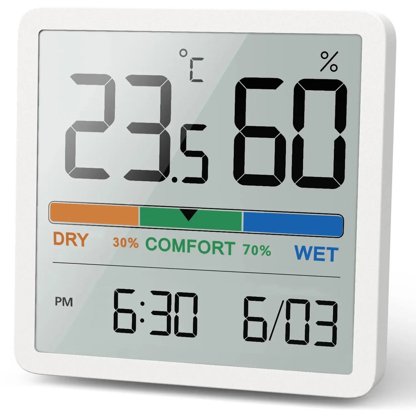 New Digital Home Indoor Temperature Humidity Meter LCD Digital Thermometer Hygrometer Sensor Gauge Weather Station Peaceful Pleasures Health and Wellness