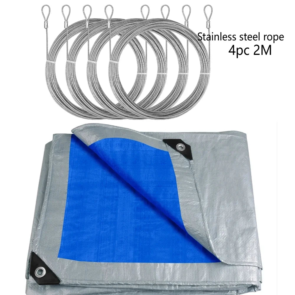 Heavy Duty Waterproof Tarp 5x4m | Outdoor Canopy Cover