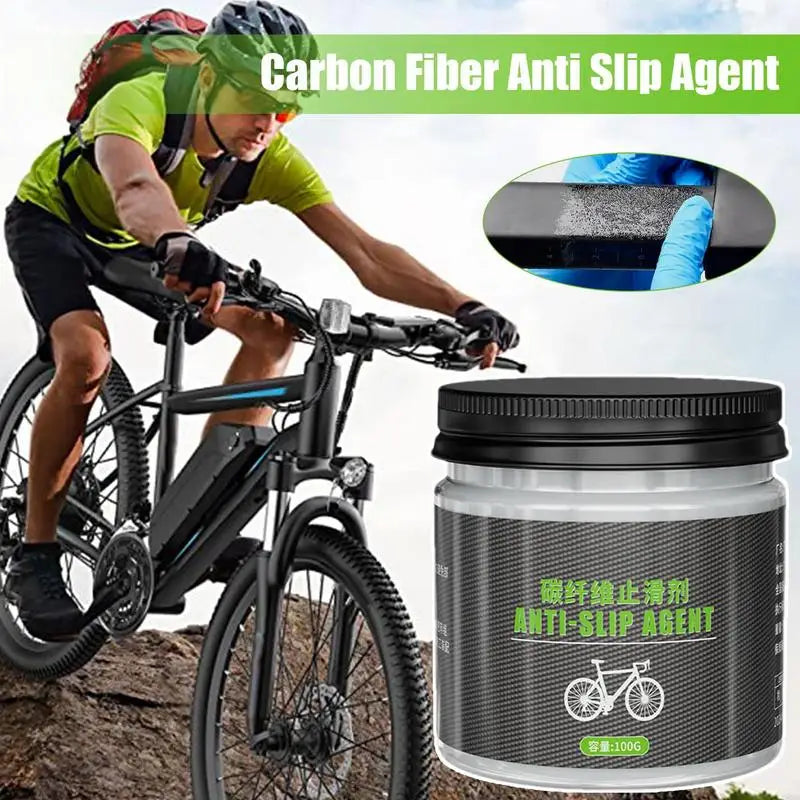 100g Carbon Fiber Anti Slip Paste Lubricant Multifunctional Bicycle Carbon Grease Bicycle Assembly Grease Anti Slip Paste Peaceful Pleasures Health and Wellness